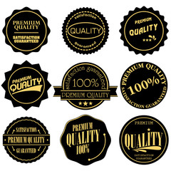 Collection of Premium and High Quality and Guarantee Labels desi