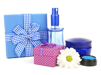 Beauty set gift isolated on white