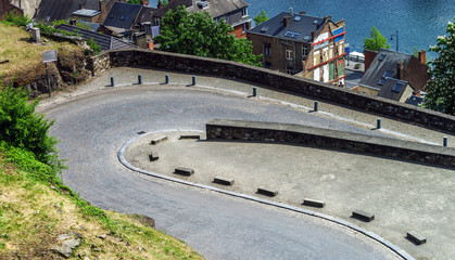 Road rounding in Namur