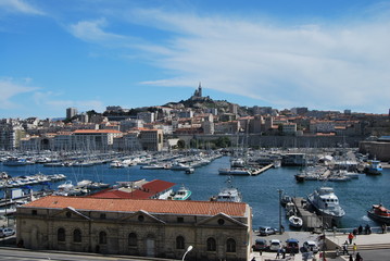 Marseille, Le Vieux Port et Notre Dame de la Garde