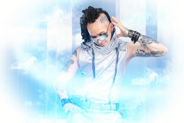 silver clothes