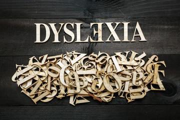 Dyslexia concept - obrazy, fototapety, plakaty