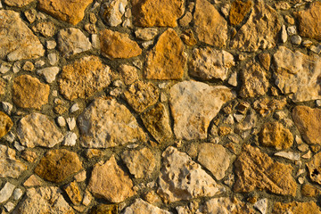 The wall made of old stones