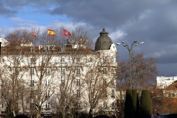 Fototapeta premium Ritz hotel, Madrid city, Spain