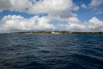 view of the coastline of the island of Barbados