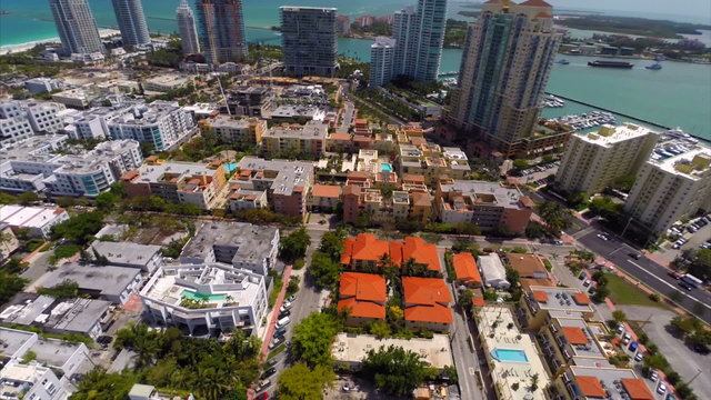 Aerial South Beach Miami Beach