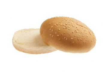 Plain burger bun