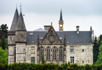 Naklejka premium Old medieval castle in countryside