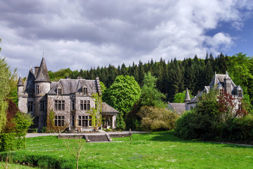 Old medieval castle in countryside © 31etc