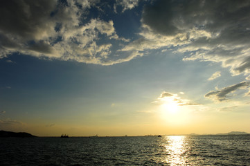 Sea Sunset and Cloudscape
