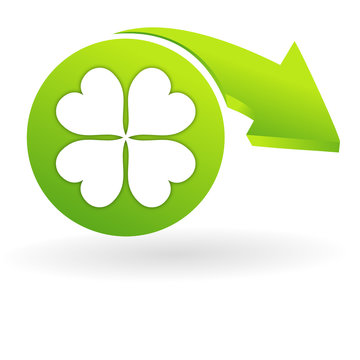 chance sur web symbole vert