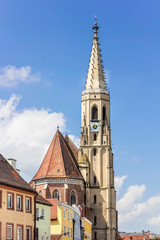 Historic old town of Neuötting, Bavaria, Germany