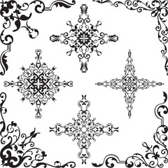 Baroque elements set