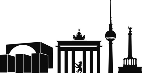 Berlin1_Deutschland_skyline_silhouette © FUGE Freiburg