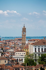 Fototapeta na wymiar Leaning Bell Tower in Venice