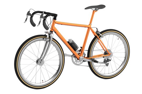 realistic 3d render of racing bicycle