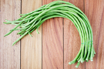 fresh vegetables on the wood background