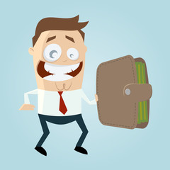 geldbörse geld verdienen sparen mann