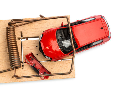 Model Car In A Mousetrap