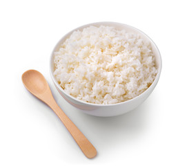rice in a  bowl