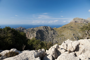 Serra de Tramuntana - mountains on Mallorca, Spain