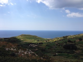Fototapeta na wymiar maltese countryside