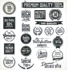 Obraz premium Premium quality stickers and elements retro design