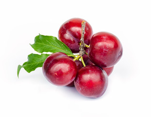Ripe plums