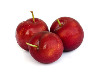 Ripe plums.