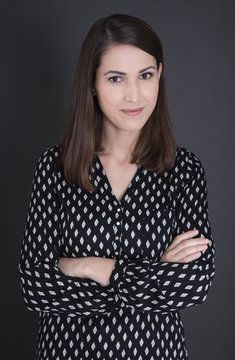 Bewerbungsfoto einer jungen Business Frau
