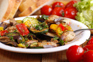 insalata di verdure grigliate