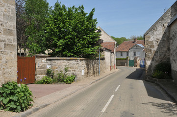 Fototapeta na wymiar France, the village of Themericourt in Val d Oise