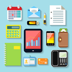 Business items and mobile devices