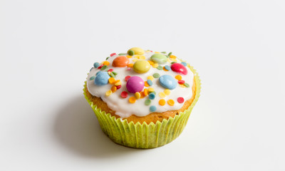 Muffins im Detail als Freisteller