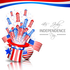 Independence Day Background - Vector
