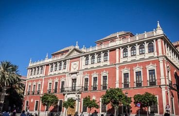 Obraz premium Street of old Spanish town Seville