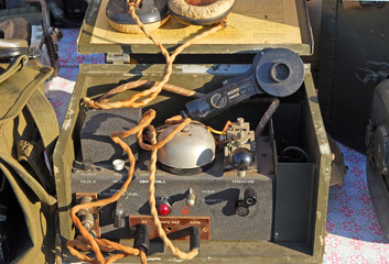 Army radio transmitter at the Seven Sorrows Russi fair.