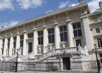 Fototapeta na wymiar Palais de Justice, tribunal de Paris