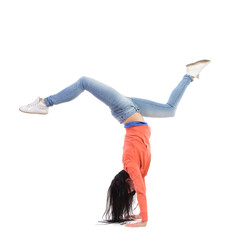 The acrobatic breakdancer