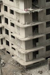 Строящийся дом