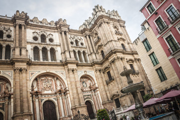 Fototapeta na wymiar The Cathedral - Malaga's main historical building