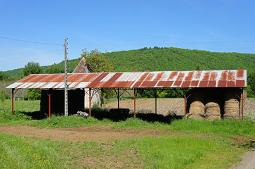 Hangar agricole métallique