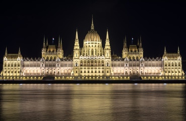 Hungarian parlament at night