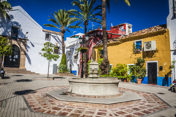 Fototapeta na wymiar beautiful old city Marbella in Spain