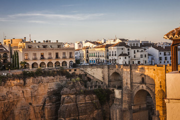 Naklejka na ściany i meble The village of Ronda in Andalusia, Spain.