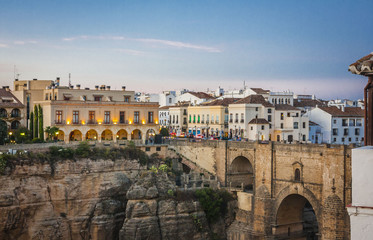 Obraz na płótnie Canvas The village of Ronda in Andalusia, Spain.