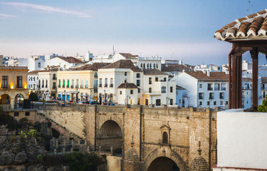 Naklejka na ściany i meble The village of Ronda in Andalusia, Spain.