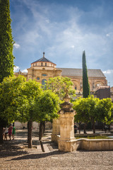 Fototapeta na wymiar View of Cathedral Mosque of Cordoba, Spain
