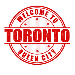 Welcome to Toronto stamp
