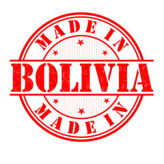 Made in Bolivia stamp